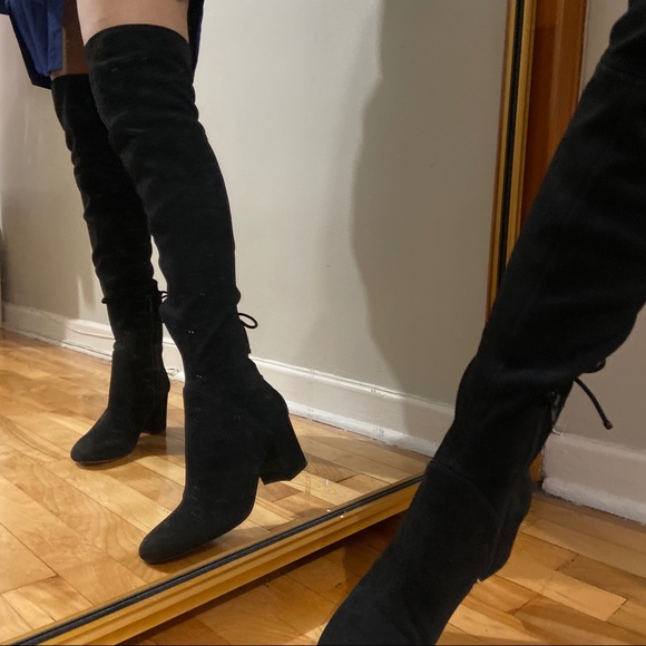 ALDO over the knee velvet boots size 7 - Picture 3 of 7